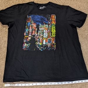 Men's XL Threadless Godzilla shirt